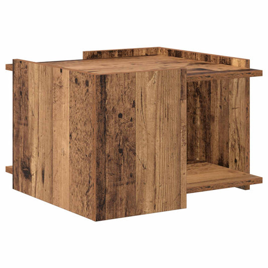 vidaXL Τραπεζάκι σαλονιού Παλαιωμένο ξύλο 50,5 x 50 x 33 εκ.
