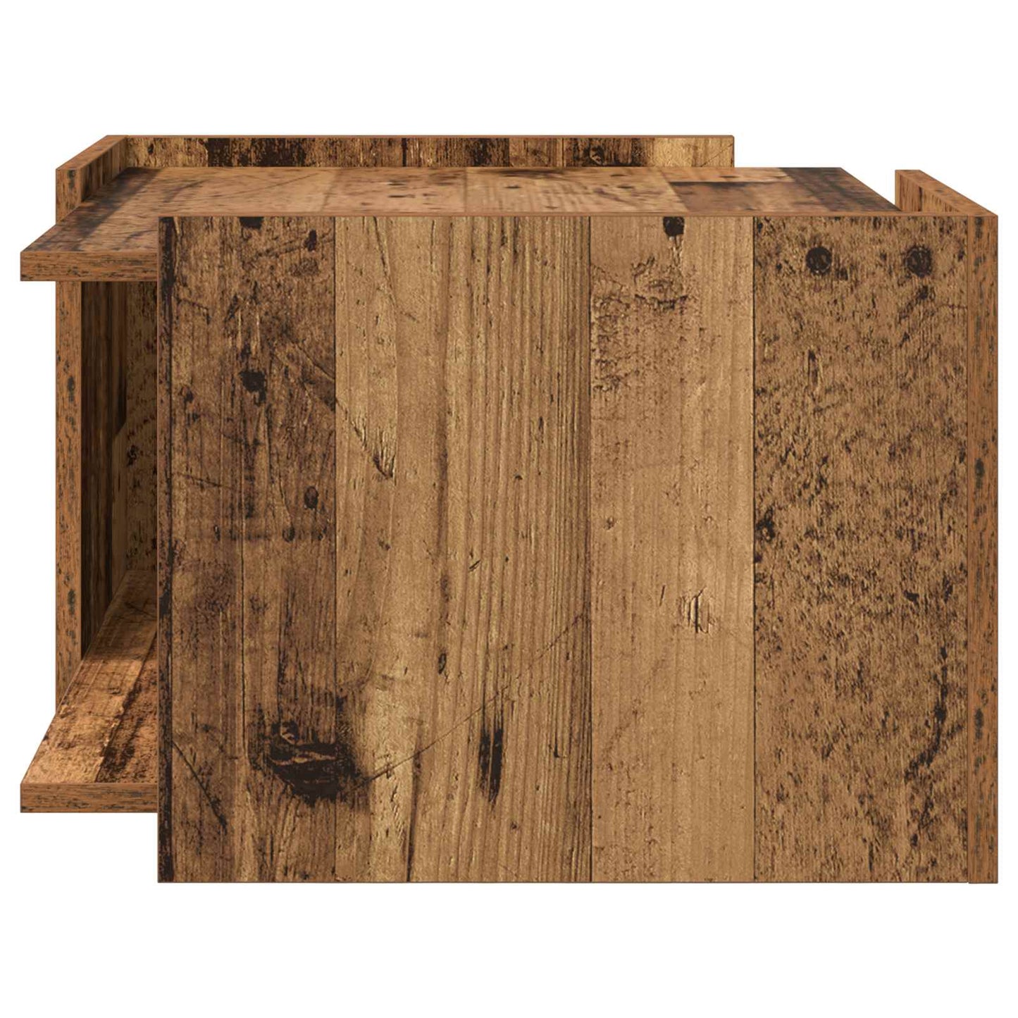 vidaXL Τραπεζάκι σαλονιού Παλαιωμένο ξύλο 50,5 x 50 x 33 εκ.