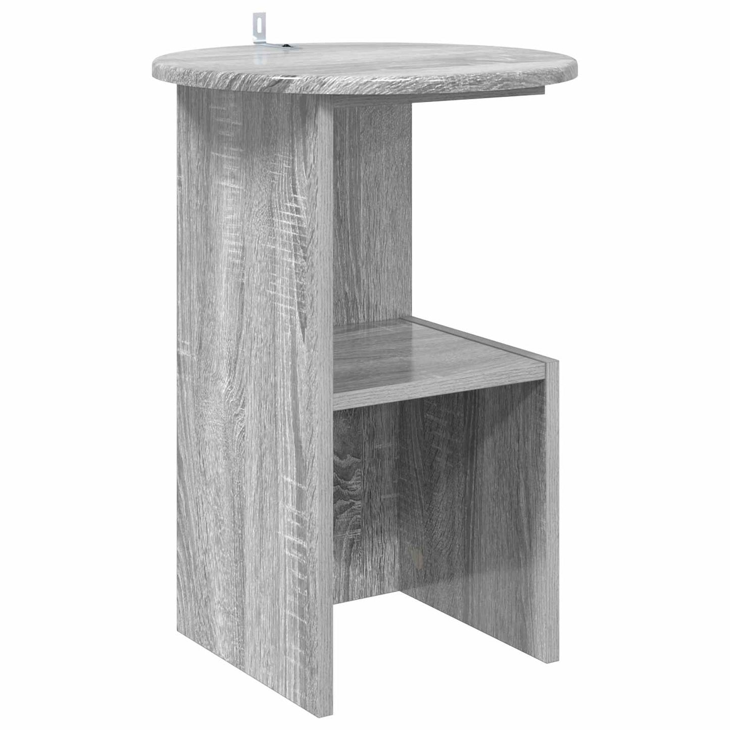 vidaXL Τραπεζάκι Πλευράς Γκρι Sonoma Ø 39,5 x 55 εκ.
