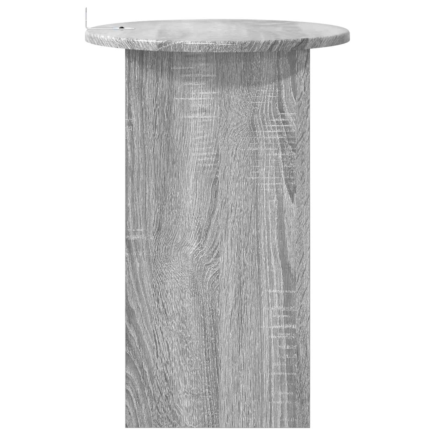 vidaXL Τραπεζάκι Πλευράς Γκρι Sonoma Ø 39,5 x 55 εκ.