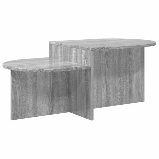 vidaXL Τραπεζάκι σαλονιού Γκρι Sonoma 100 x 50 x 40 cm