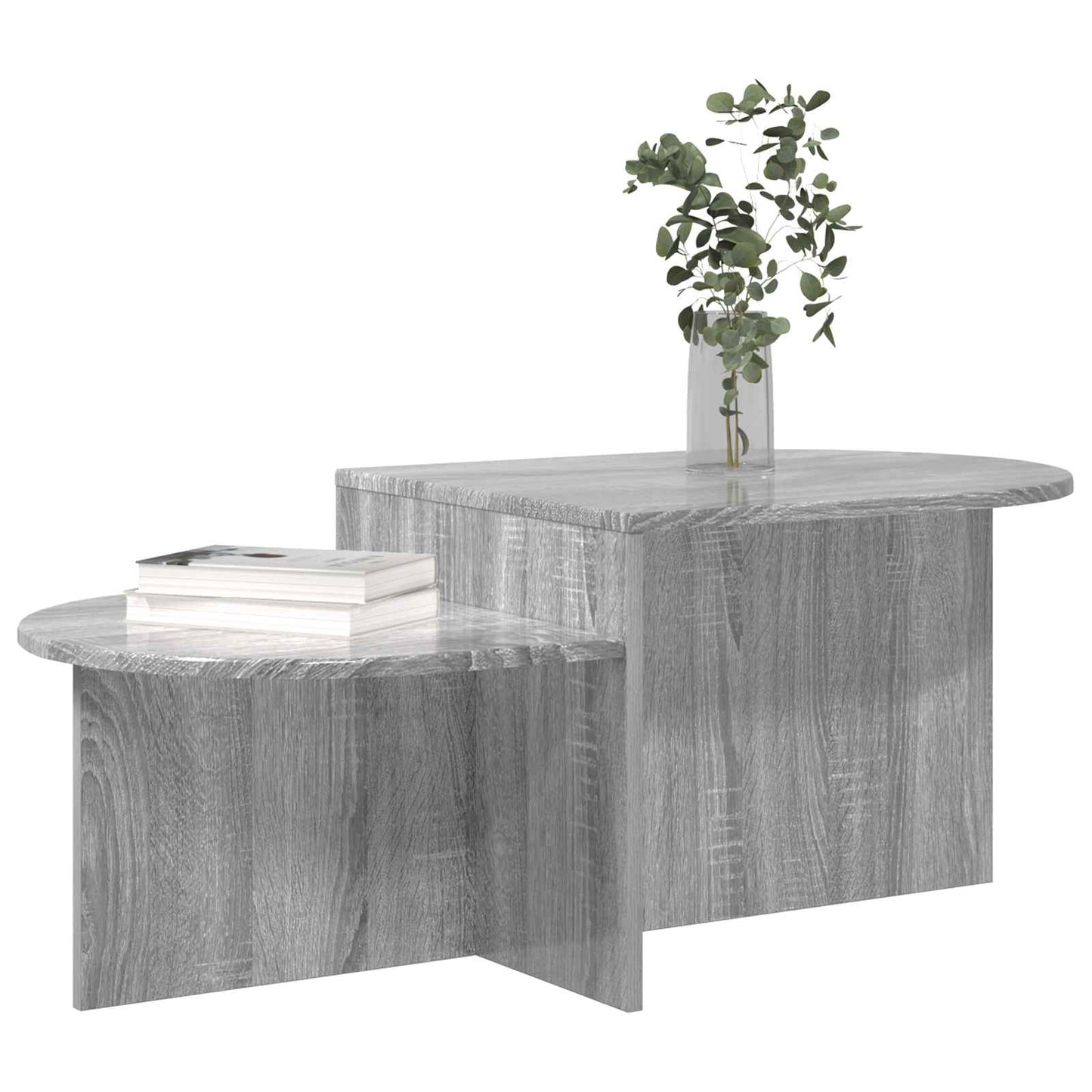 vidaXL Τραπεζάκι σαλονιού Γκρι Sonoma 100 x 50 x 40 cm