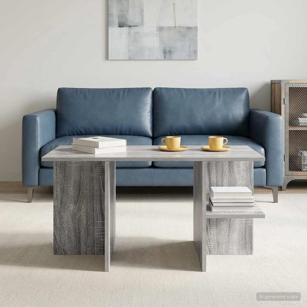 vidaXL Τραπεζάκι σαλονιού Γκρι Sonoma 87 x 50 x 45 εκ
