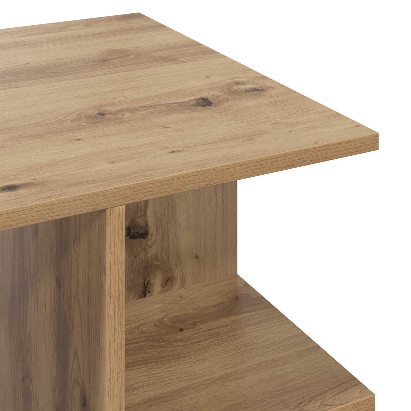 vidaXL Τραπεζάκι σαλονιού Artisan Δρυς 87 x 50 x 45 εκ