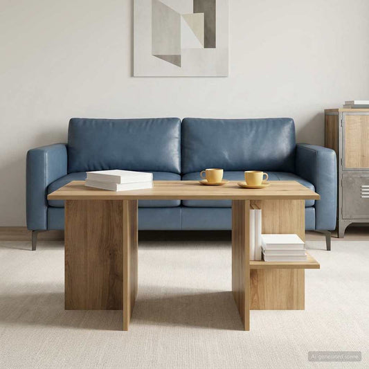 vidaXL Τραπεζάκι σαλονιού Artisan Δρυς 87 x 50 x 45 εκ