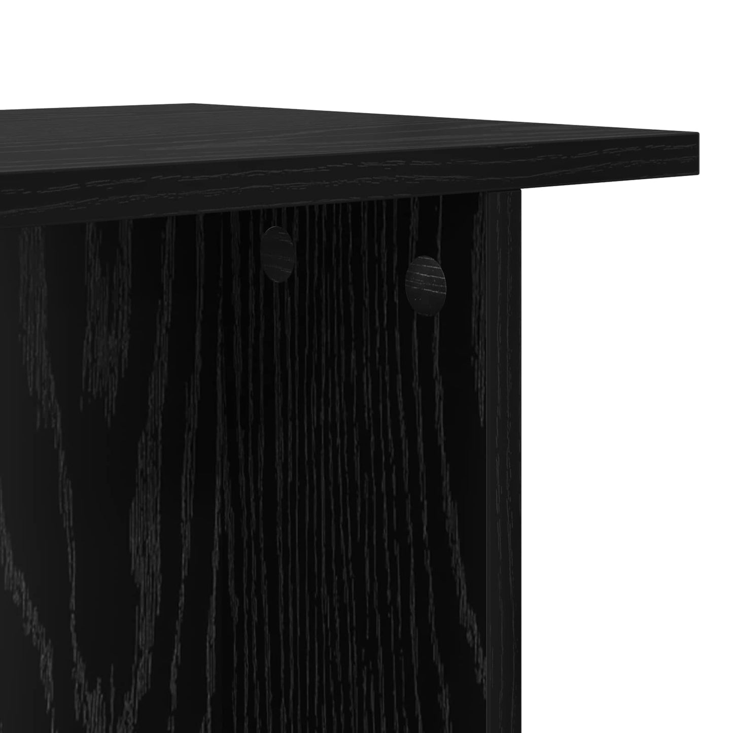 vidaXL Τραπεζάκι σαλονιού 2 pcs Μαύρη Δρυς 40 x 30 x 49 εκ.