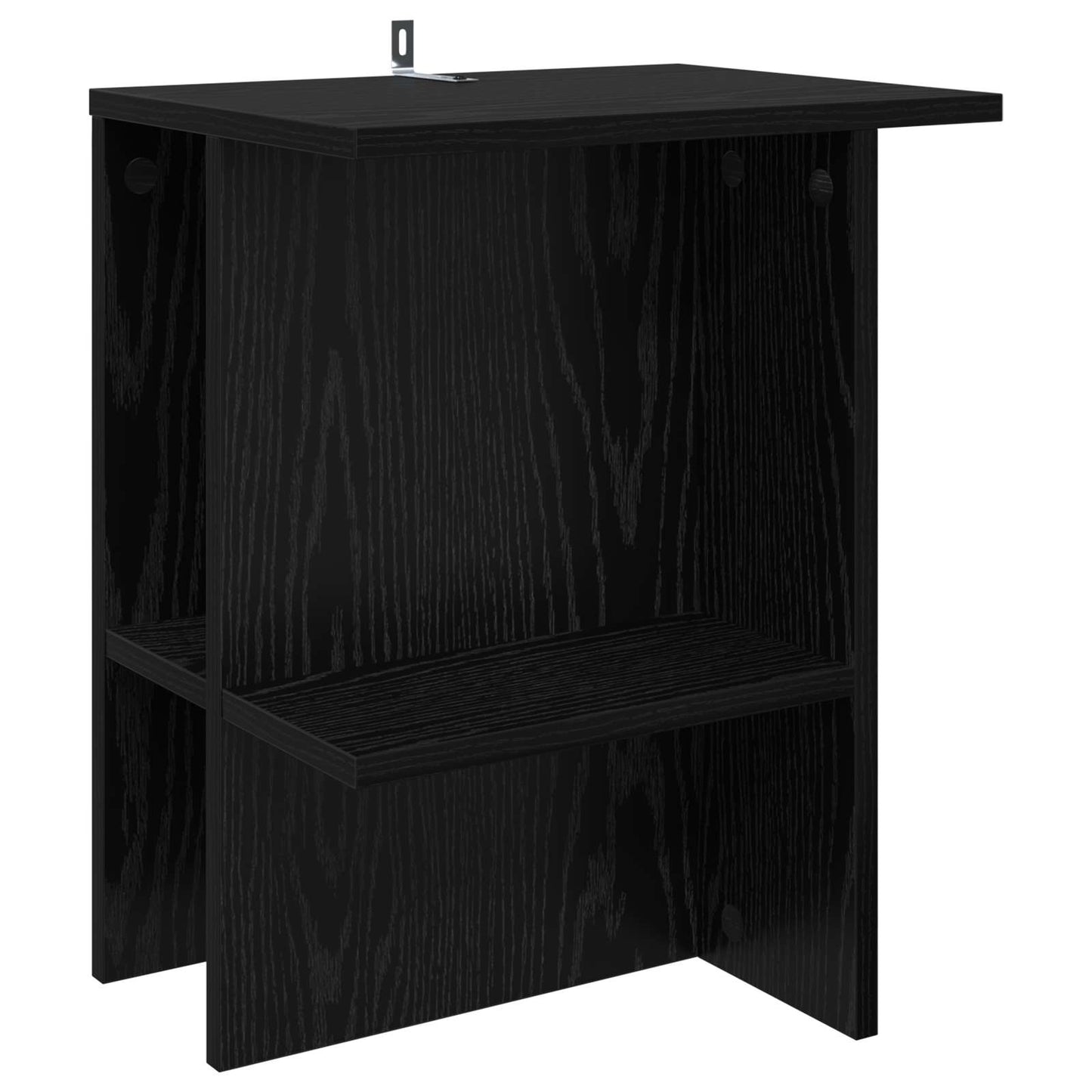 vidaXL Τραπεζάκι σαλονιού 2 pcs Μαύρη Δρυς 40 x 30 x 49 εκ.