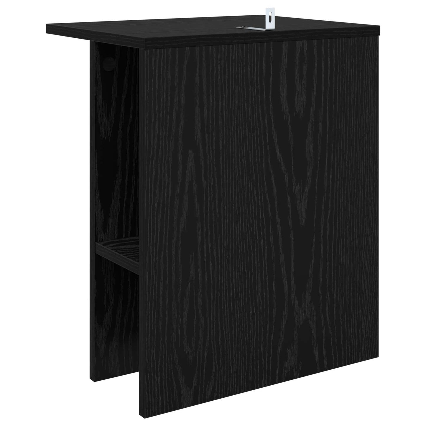 vidaXL Τραπεζάκι σαλονιού 2 pcs Μαύρη Δρυς 40 x 30 x 49 εκ.