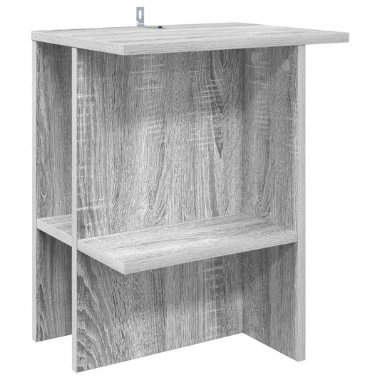 vidaXL Τραπεζάκι σαλονιού Γκρι Sonoma 40 x 30 x 49 εκ.