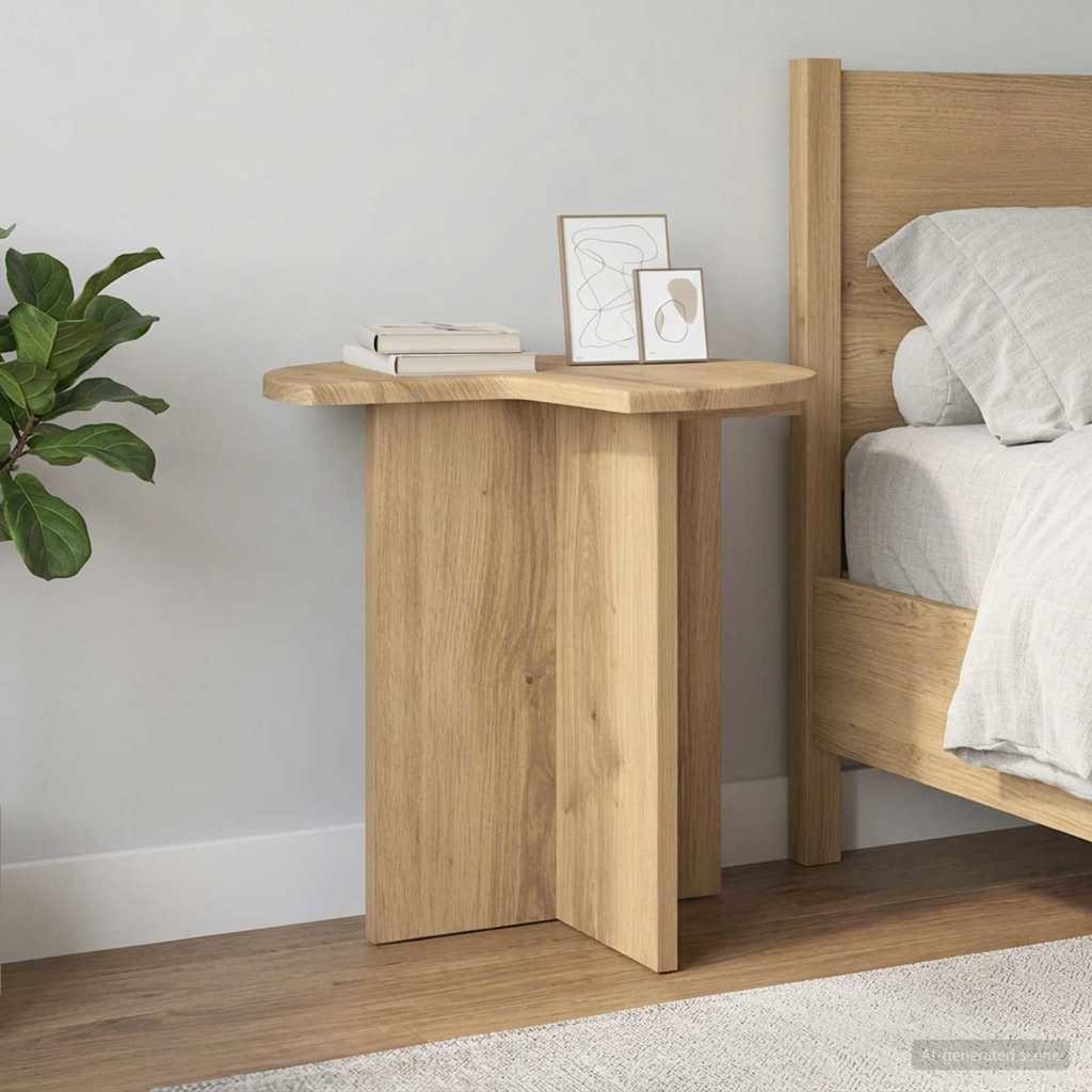 vidaXL Τραπεζάκι Πλευράς με αποθήκευση 2 pcs Artisan Δρυς Ø 39 x 38 εκ