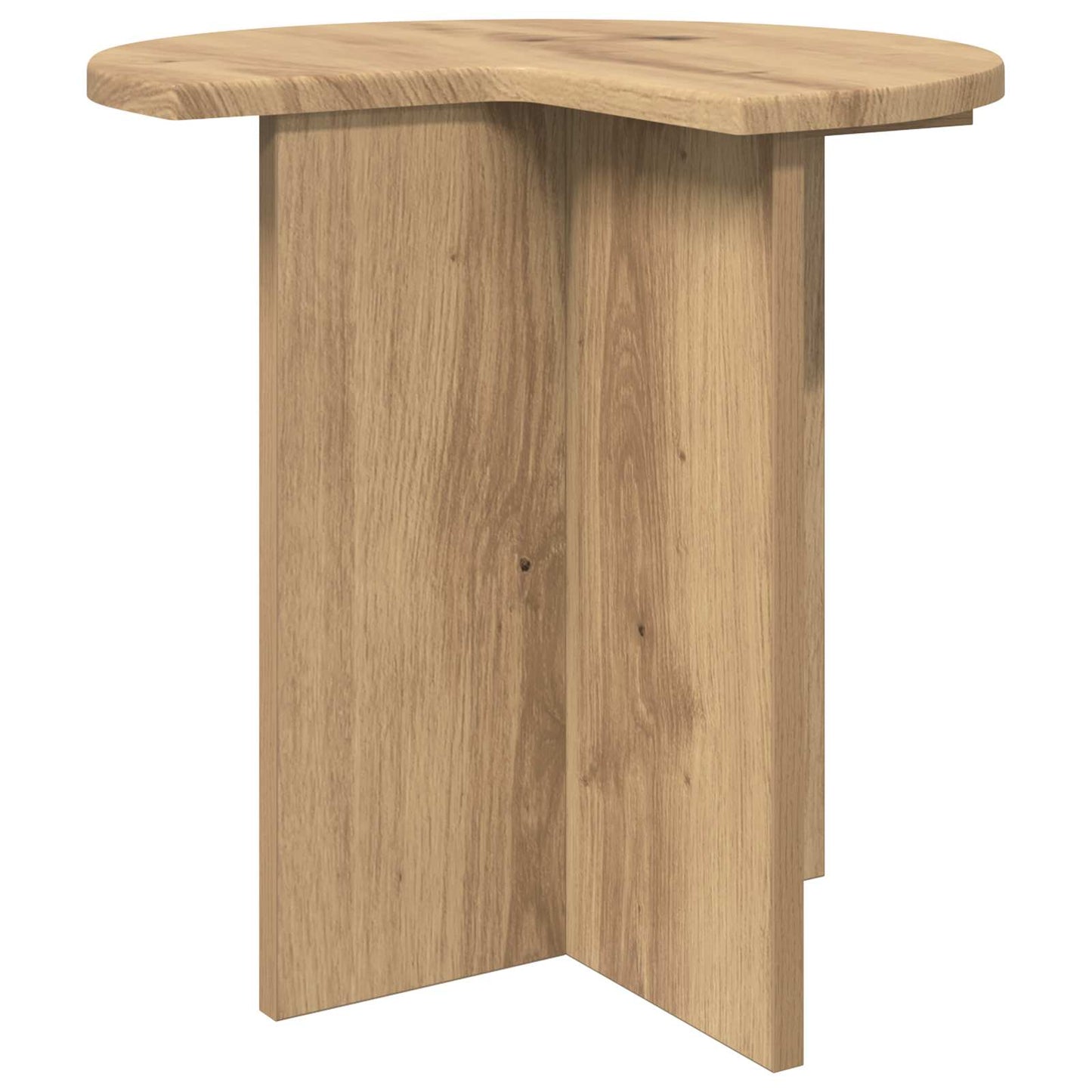 vidaXL Τραπεζάκι Πλευράς Artisan Δρυς Ø 39 x 38 εκ Επεξεργασμένο Ξύλο