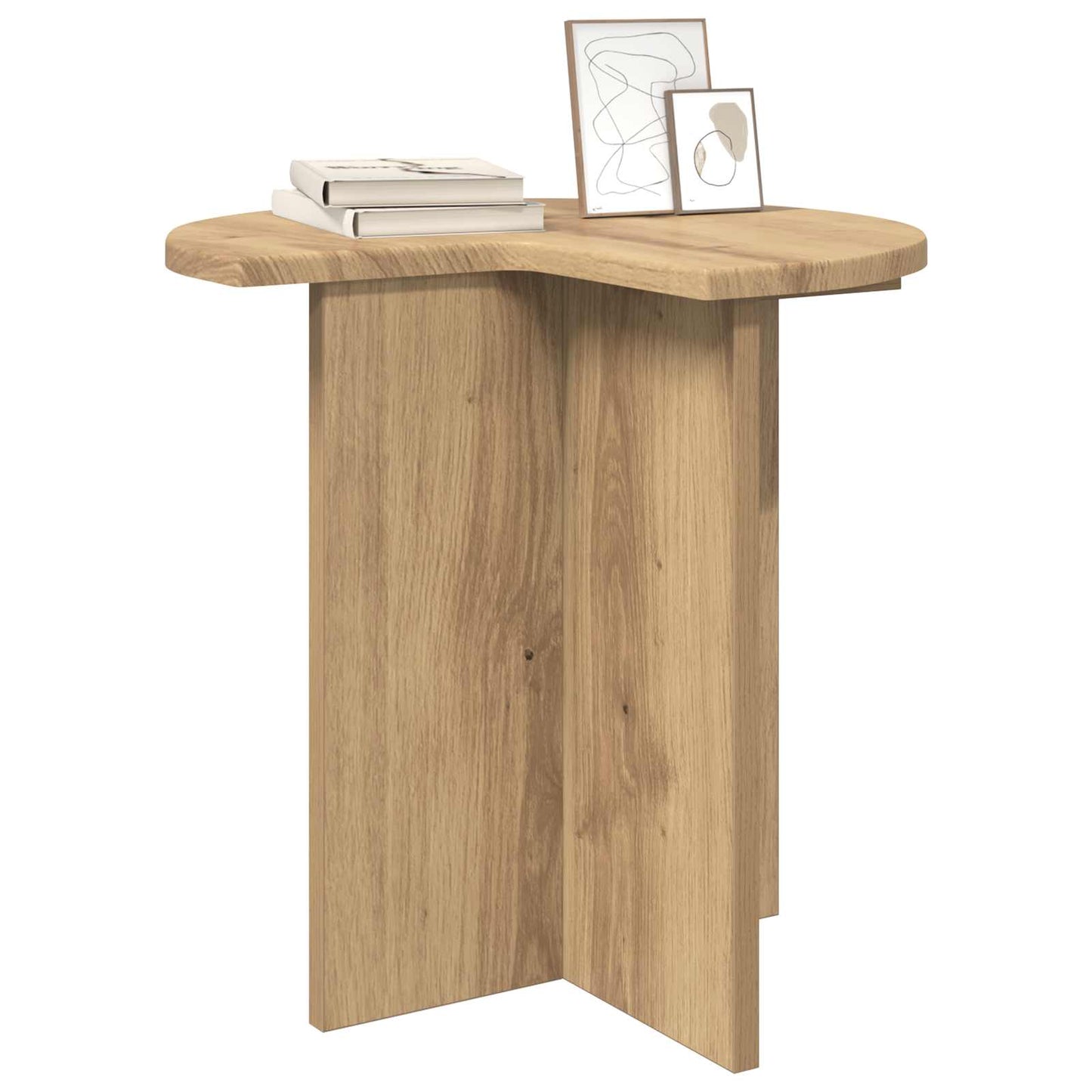 vidaXL Τραπεζάκι Πλευράς με αποθήκευση 2 pcs Artisan Δρυς Ø 39 x 38 εκ