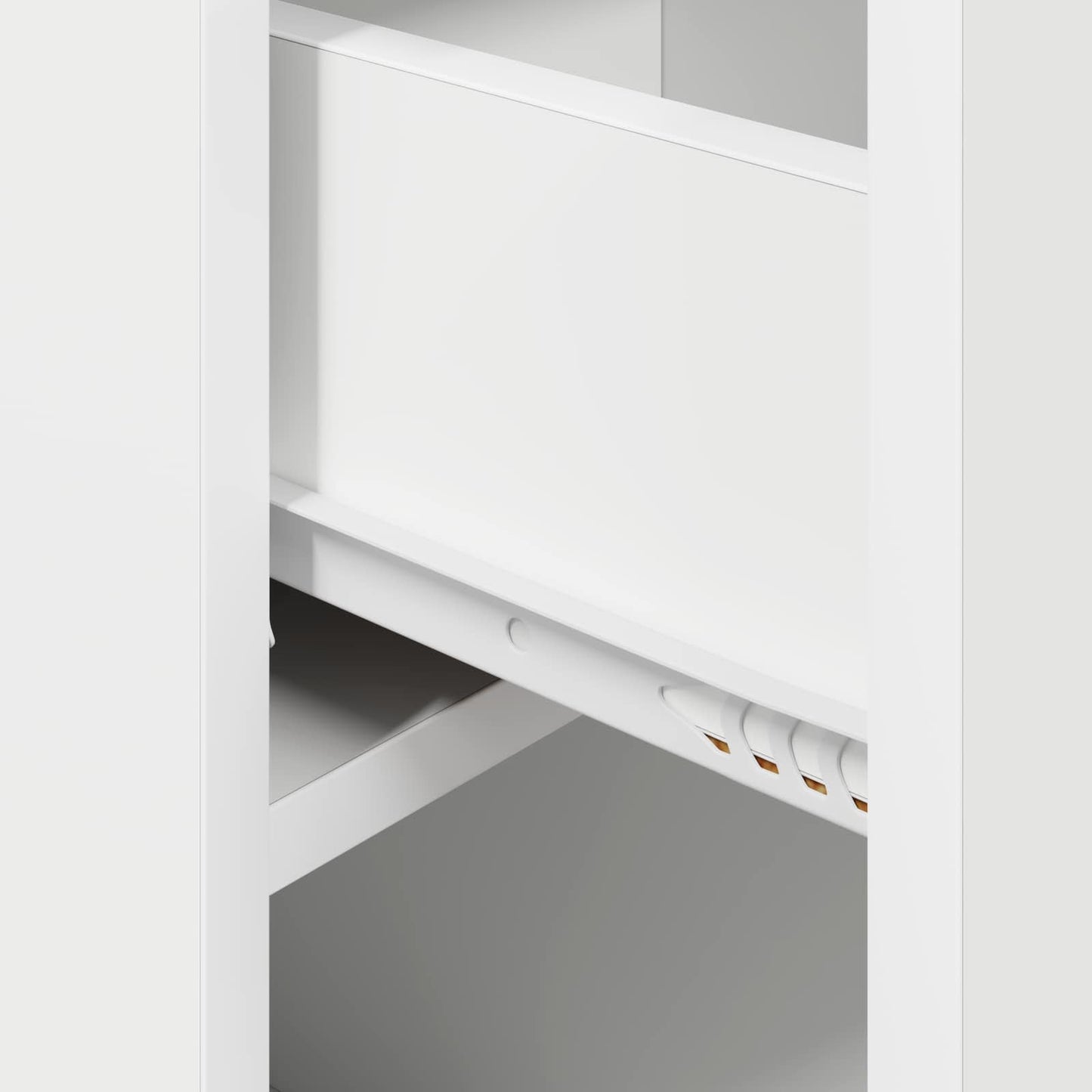 vidaXL Ντουλάπι κρεβατιού Λευκό 29 x 31,5 x 49 εκ Επεξεργασμένο Ξύλο