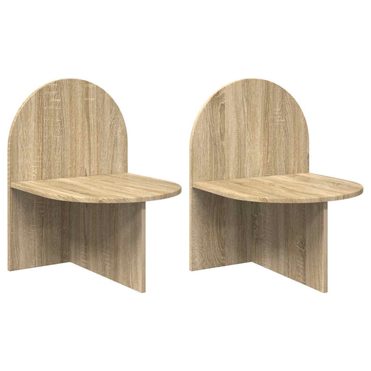 vidaXL Κομοδίνο 2 τμχ. Sonoma Δρυς 48 x 49 x 65 εκ.