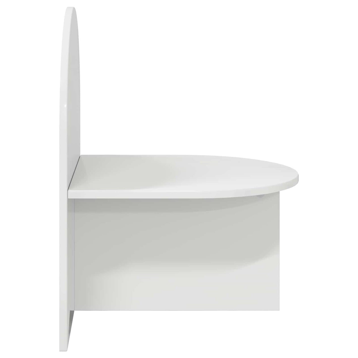 vidaXL Κομοδίνο 2 τμχ. Γυαλιστερό Λευκό 48 x 49 x 65 εκ.