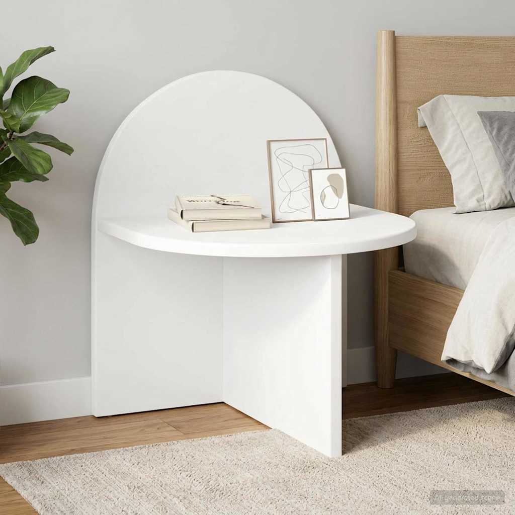 vidaXL Κομοδίνο Λευκός 40 x 35,5 x 45,5 εκ.