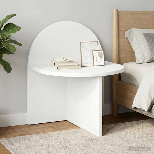 vidaXL Κομοδίνο Λευκός 40 x 35,5 x 45,5 εκ.