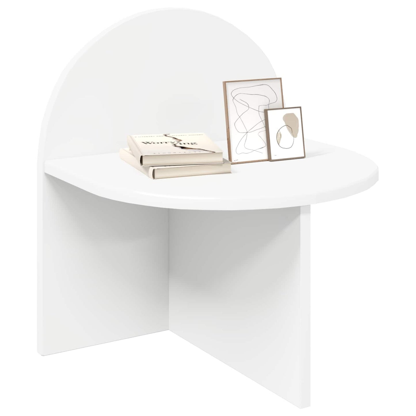 vidaXL Κομοδίνο Λευκός 40 x 35,5 x 45,5 εκ.
