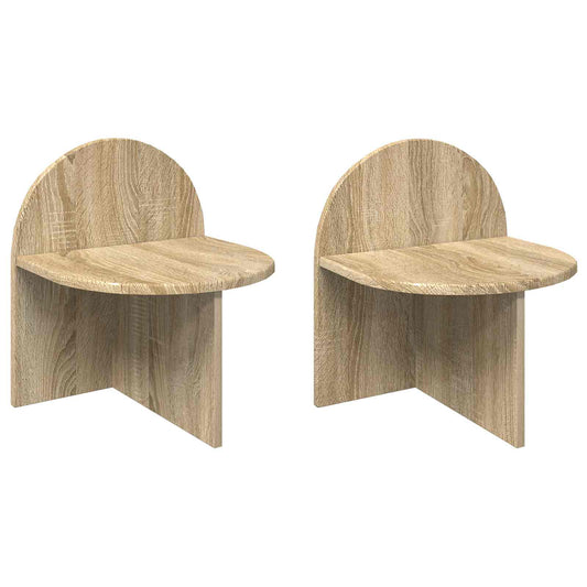 vidaXL Κομοδίνο 2 τμχ. Sonoma Δρυς 40 x 35,5 x 45,5 εκ.
