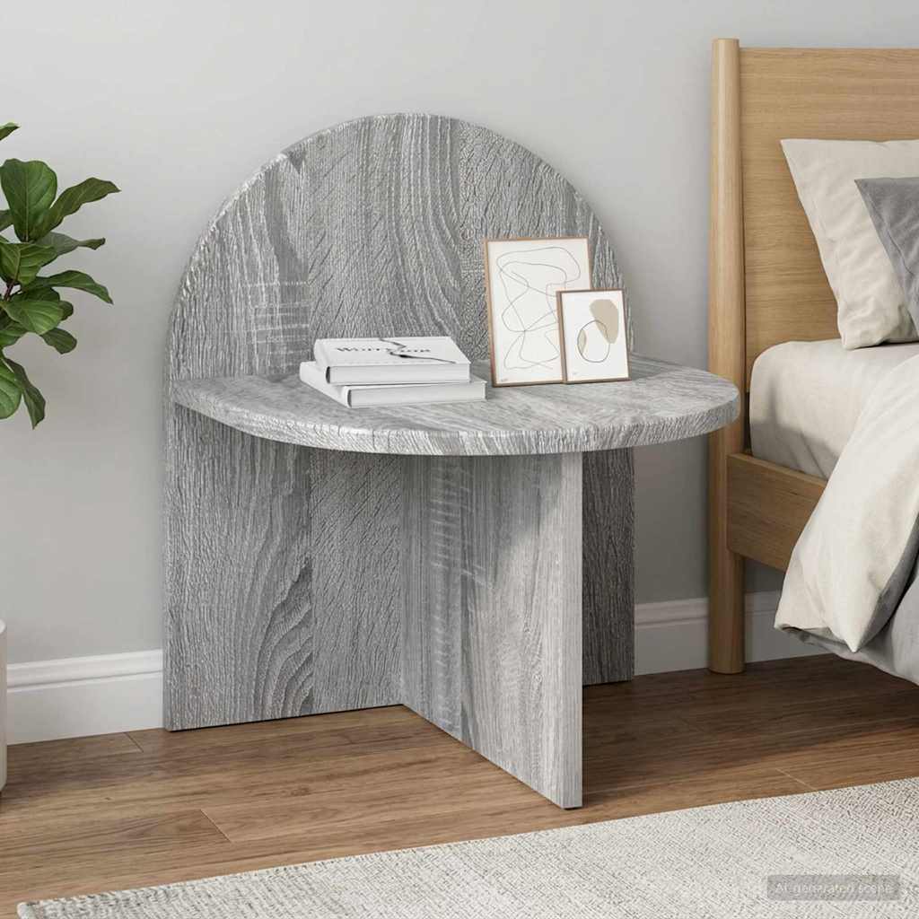 vidaXL Κομοδίνο Γκρι Σονομά 40 x 35,5 x 45,5 εκ.