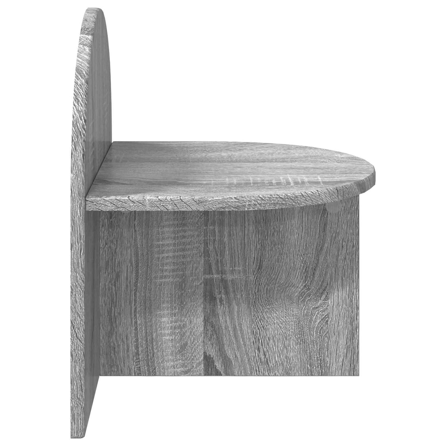 vidaXL Κομοδίνο Γκρι Σονομά 40 x 35,5 x 45,5 εκ.