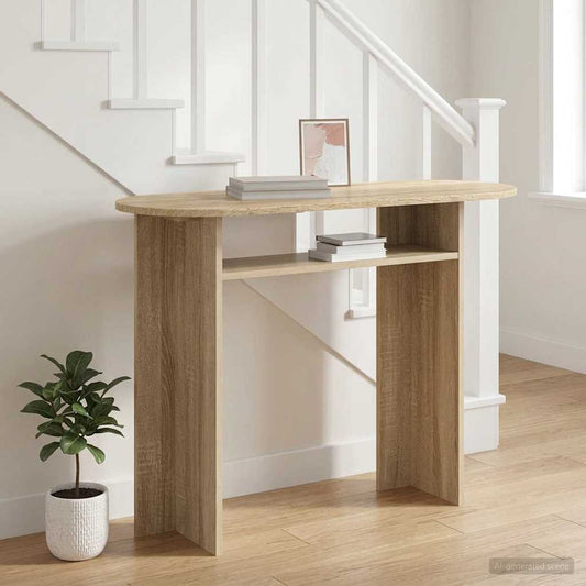 vidaXL Τραπέζι κονσόλας Sonoma Δρυς 100 x 39,5 x 75 εκ