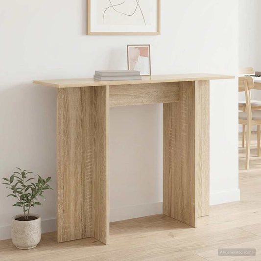 vidaXL Τραπέζι κονσόλας Sonoma Δρυς 100 x 30 x 75 εκ