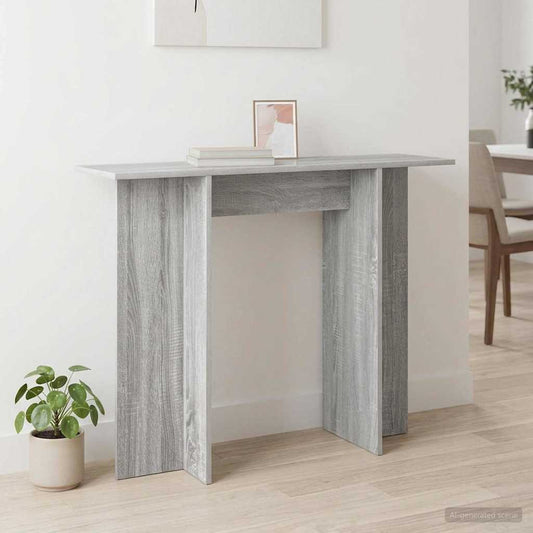 vidaXL Τραπέζι κονσόλας Γκρι Sonoma 100 x 30 x 75 εκ