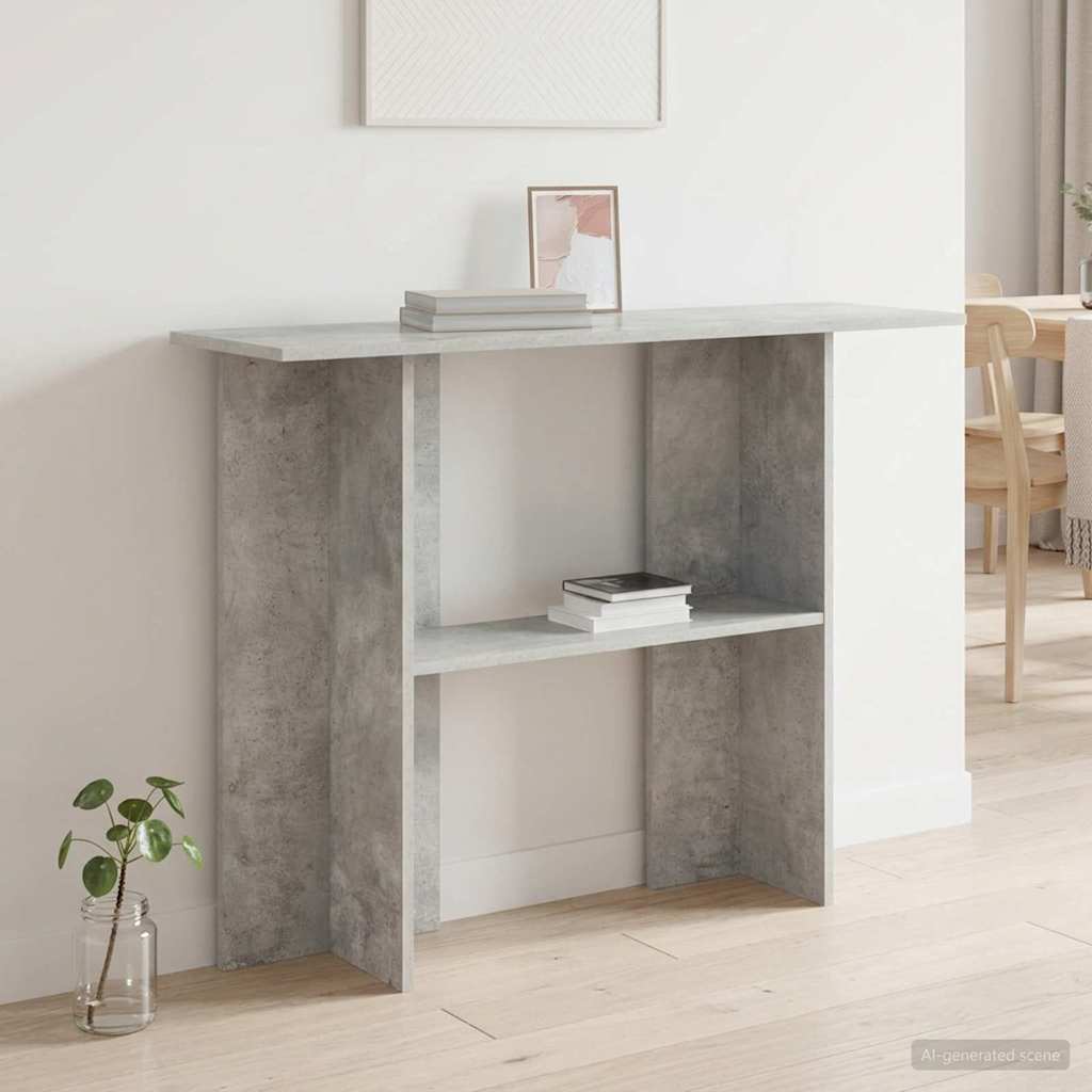 vidaXL Τραπέζι κονσόλας Γκρι Σκυροδέματος 100 x 30 x 75 εκ