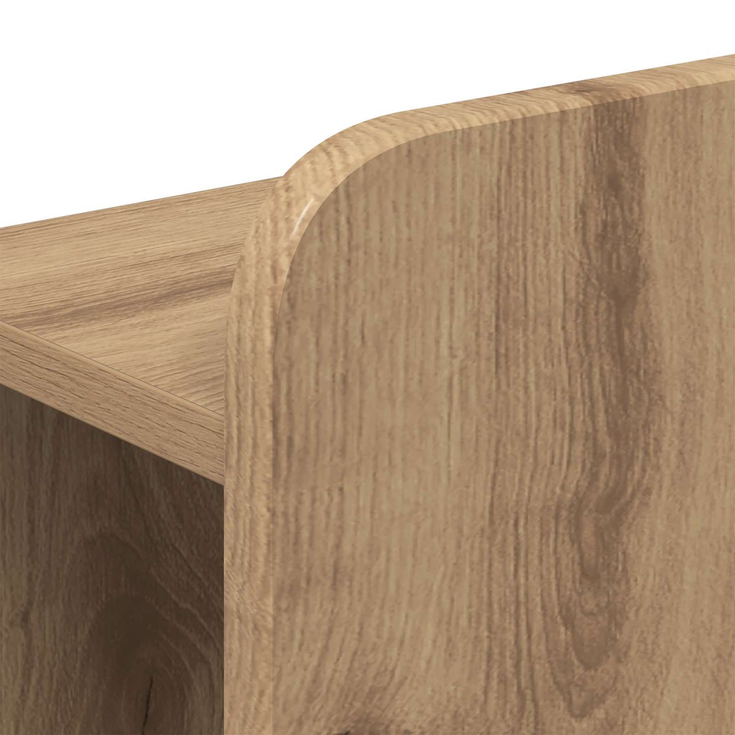 vidaXL Κρεβάτι με Κεφαλάρι Artisan Δρυς 100 cm Επεξεργασμένο Ξύλο