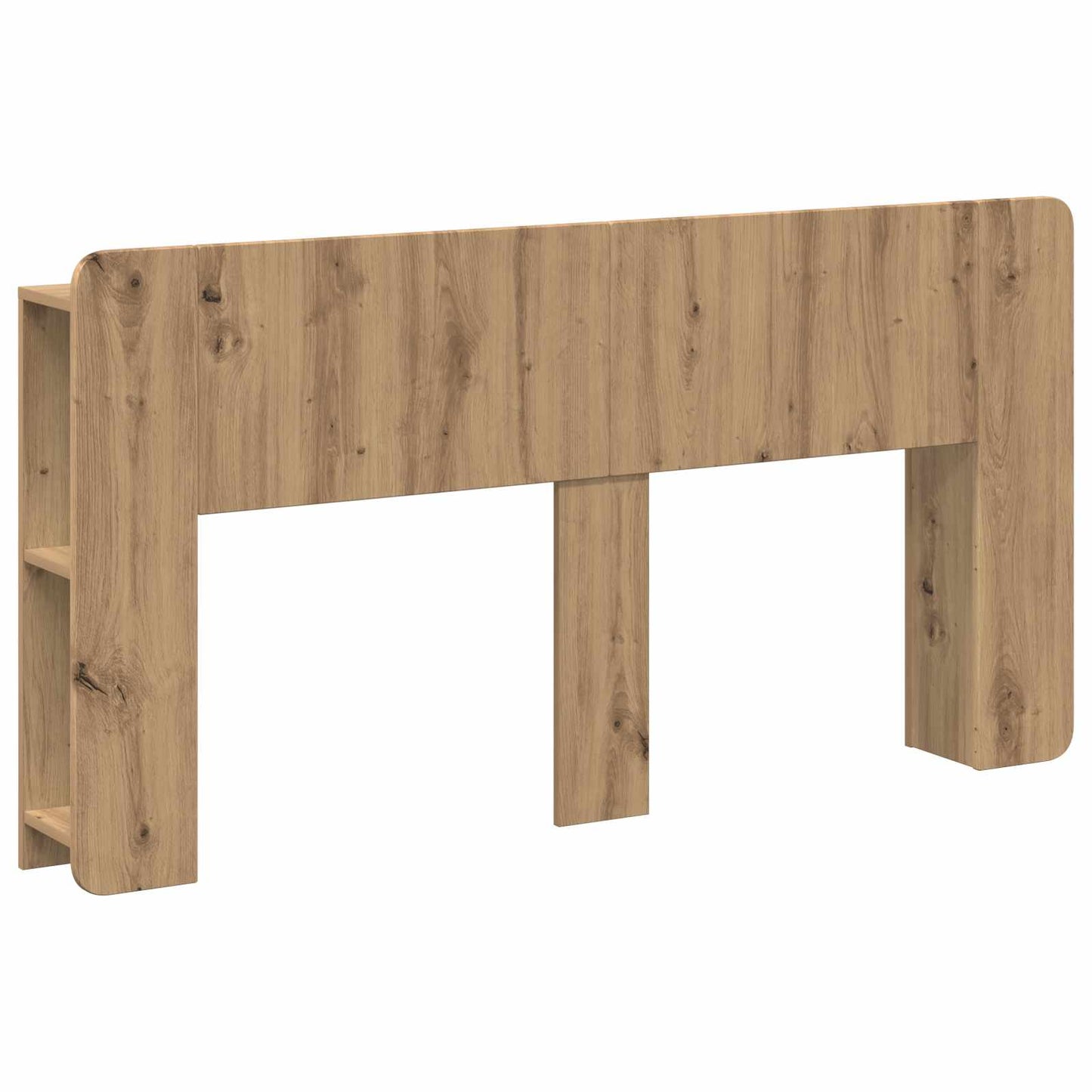 vidaXL Κρεβάτι με Κεφαλάρι Artisan Δρυς 140 cm Επεξεργασμένο Ξύλο
