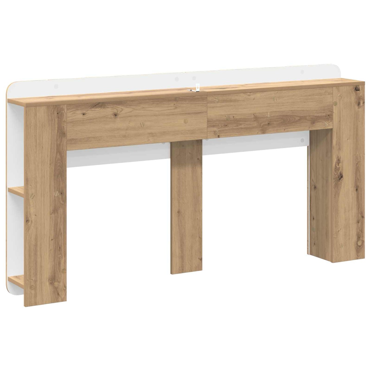 vidaXL Κρεβάτι με Κεφαλάρι Artisan Δρυς 160 cm Επεξεργασμένο Ξύλο