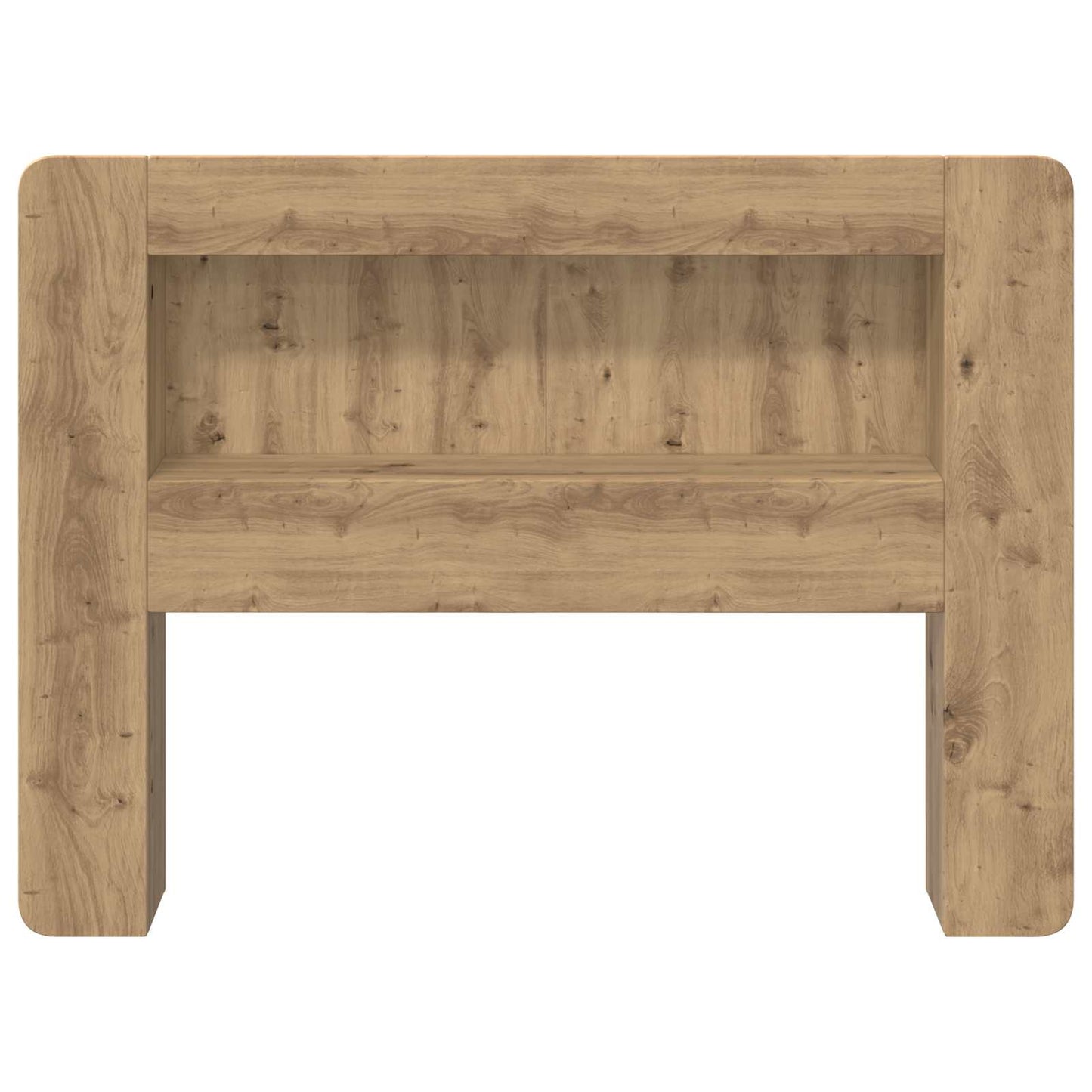 vidaXL Κρεβάτι με Κεφαλάρι Artisan Δρυς 120 cm