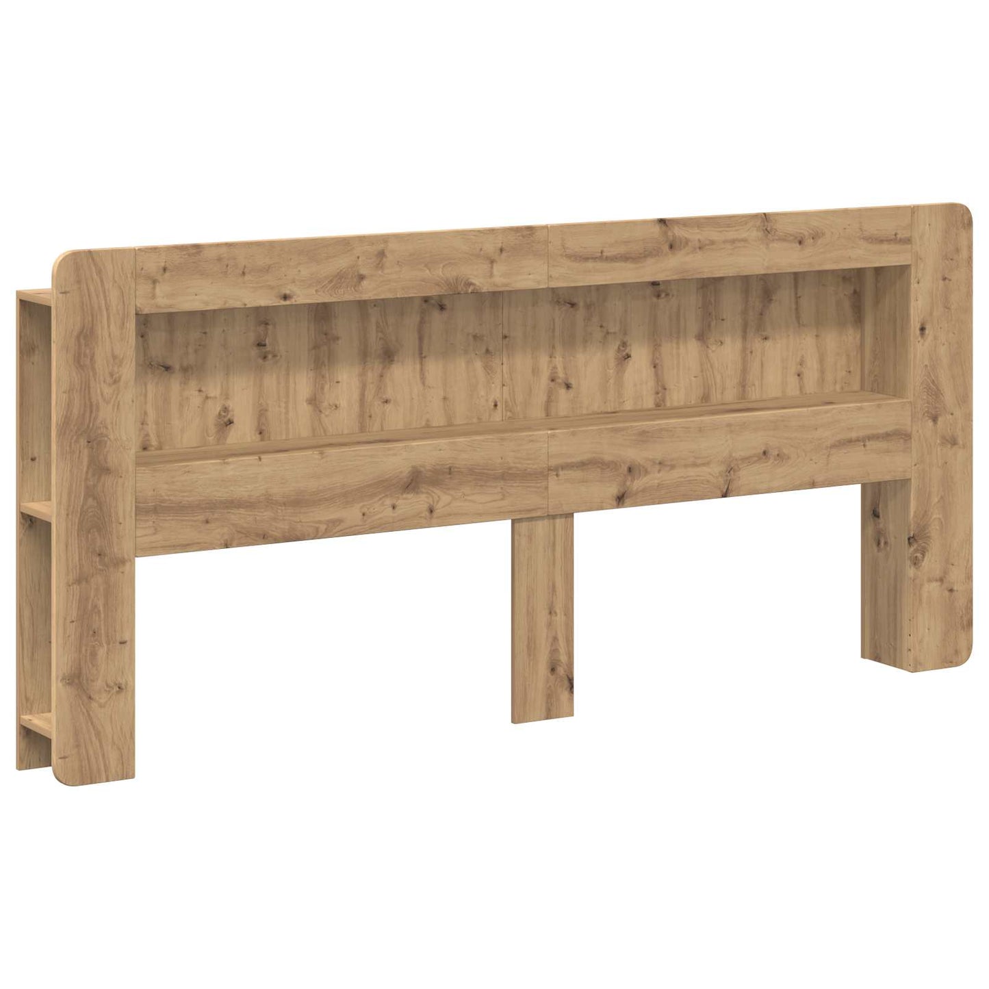 vidaXL Κρεβάτι με Κεφαλάρι Artisan Δρυς 180 cm