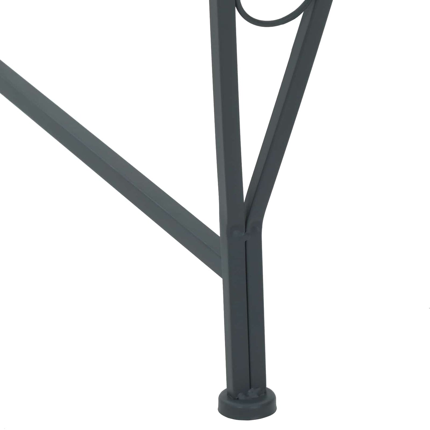 vidaXL Παγκάκι Δέντρου 4-Αριθμός καθισμάτων 160 x 80 x 89 εκ. Ατσάλι