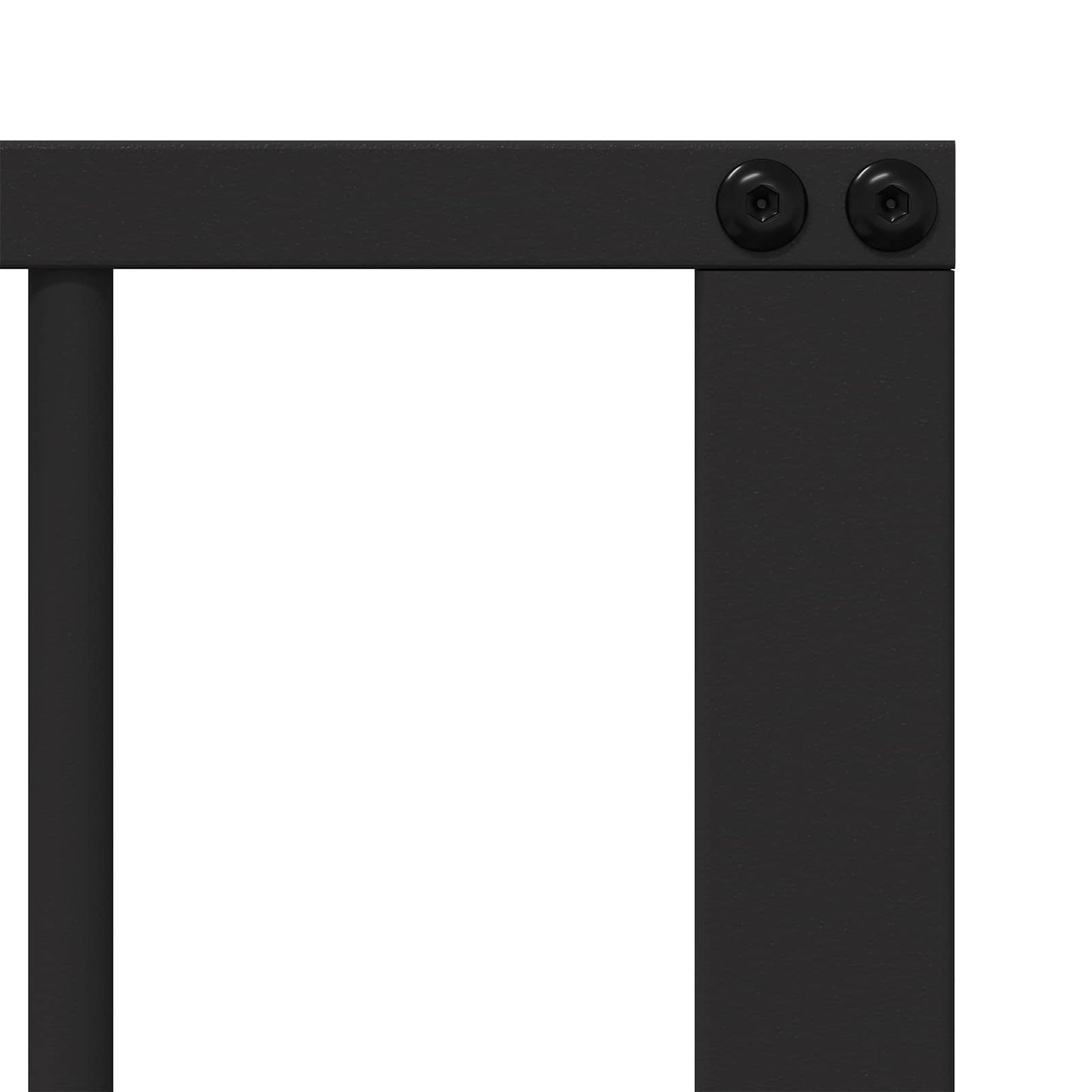 vidaXL Πόρτα Σκύλου 6 τμχ. Μαύρο 100 x 80 cm Επικαλυμμένος Χάλυβας
