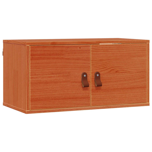 vidaXL Ντουλάπα Τοίχου 2 τμχ. Κερωτό καφέ 60 x 30 x 30 cm
