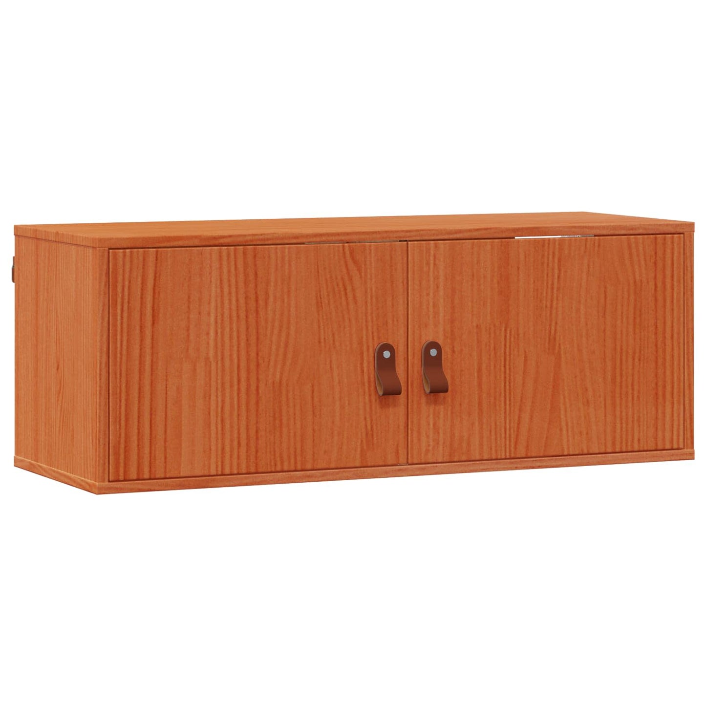 vidaXL Ντουλάπα Τοίχου με ράφι 2 pcs Κερωτό καφέ 80 x 30 x 30 εκ