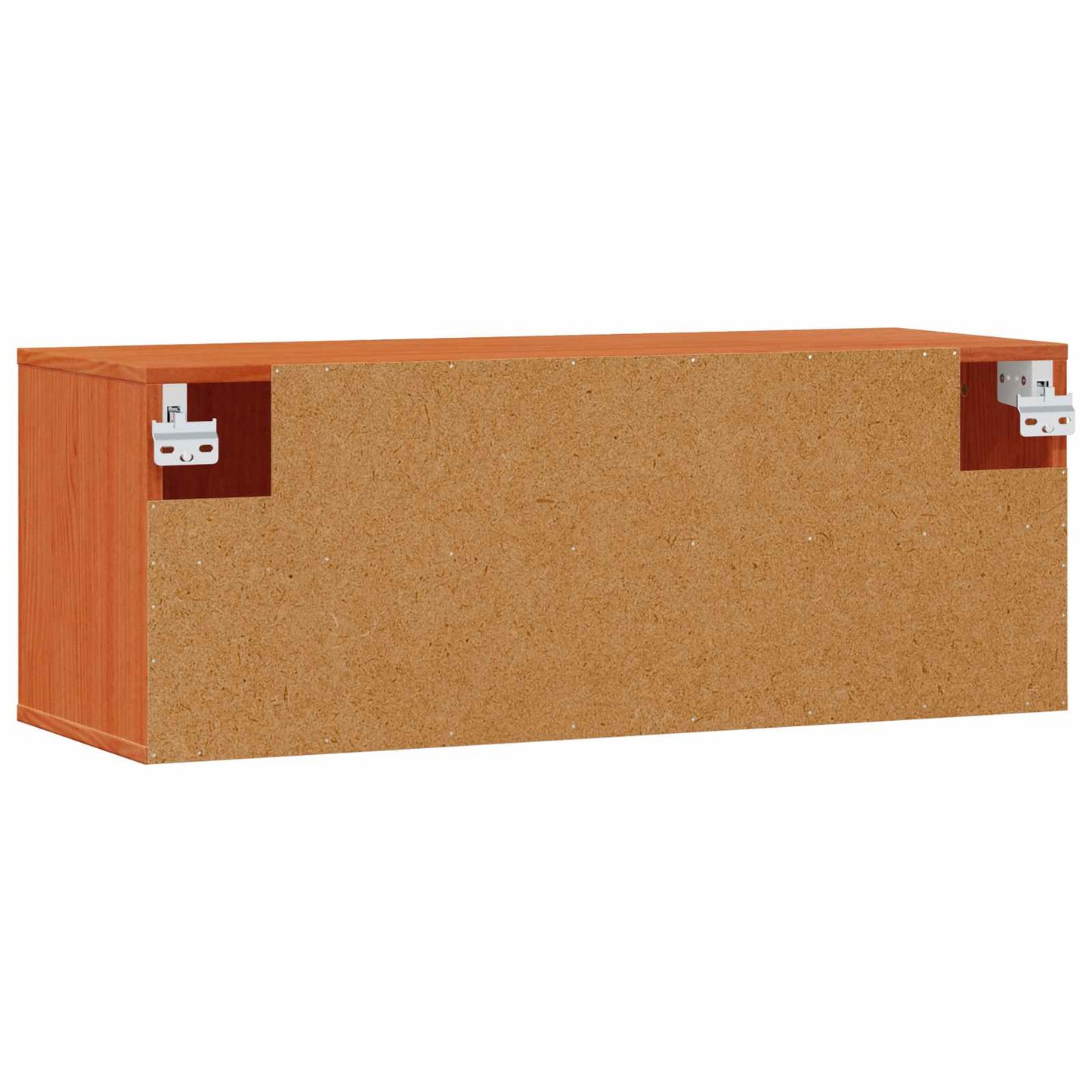 vidaXL Ντουλάπα Τοίχου με ράφι 2 pcs Κερωτό καφέ 80 x 30 x 30 εκ