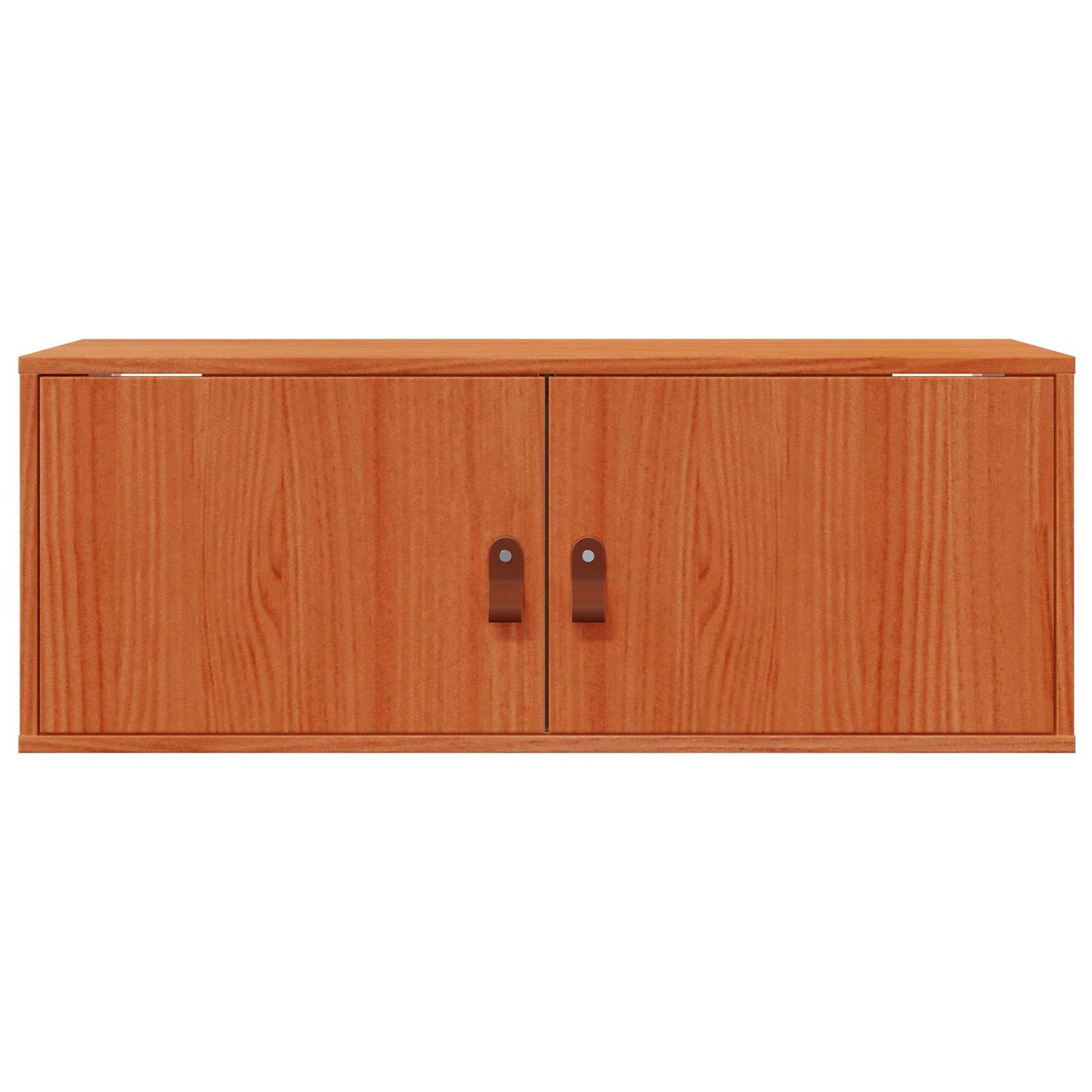 vidaXL Ντουλάπα Τοίχου με ράφι 2 pcs Κερωτό καφέ 80 x 30 x 30 εκ