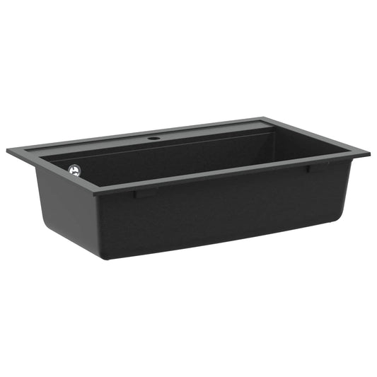 vidaXL Σιντρινο Μαύρο 795 x 505 χλστ. Γρανίτης