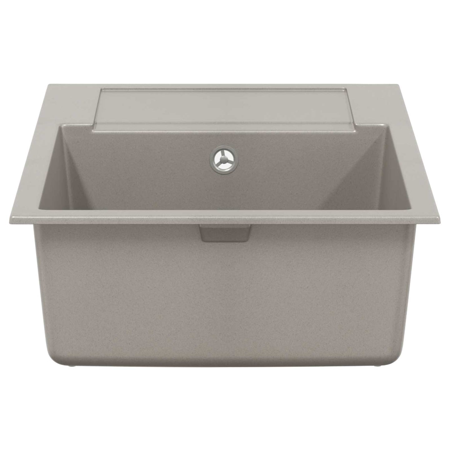 vidaXL Σιντρινο Γκρι 780 x 500 mm 80% Χαλαζίας και 20% Ρητίνη