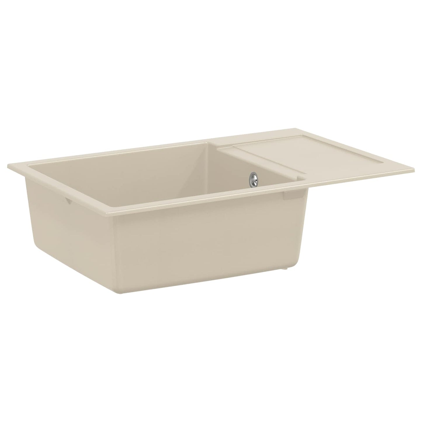 vidaXL Σιντρινο Μπεζ 780 x 500 mm 80% Χαλαζίας και 20% Ρητίνη