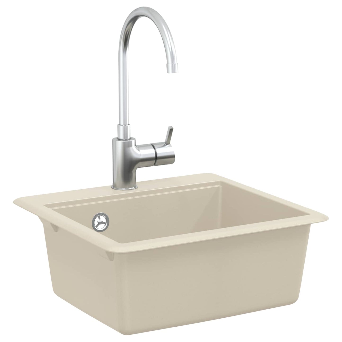 vidaXL Σιντρινο Μπεζ 470 x 440 mm Γρανίτης