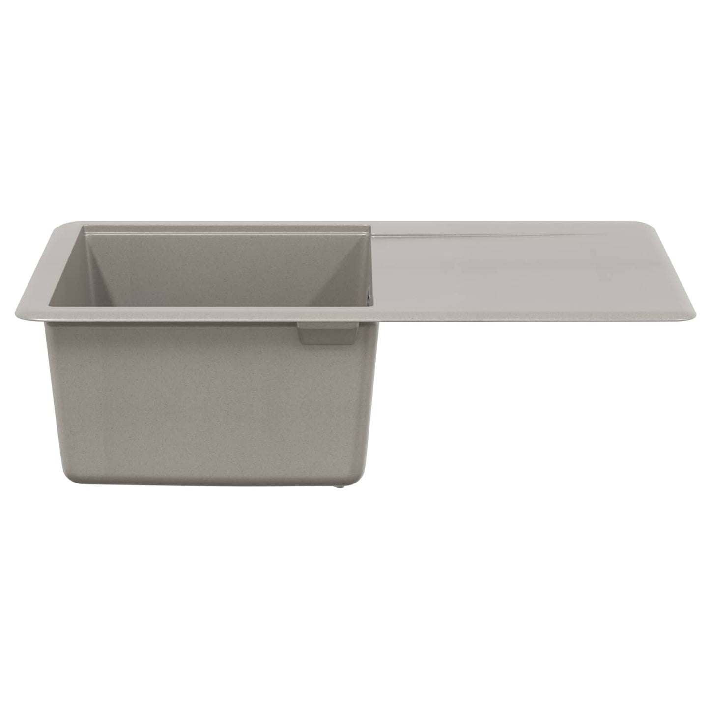 vidaXL Σιντρινο Γκρι 670 x 460 mm 80% Χαλαζίας και 20% Ρητίνη