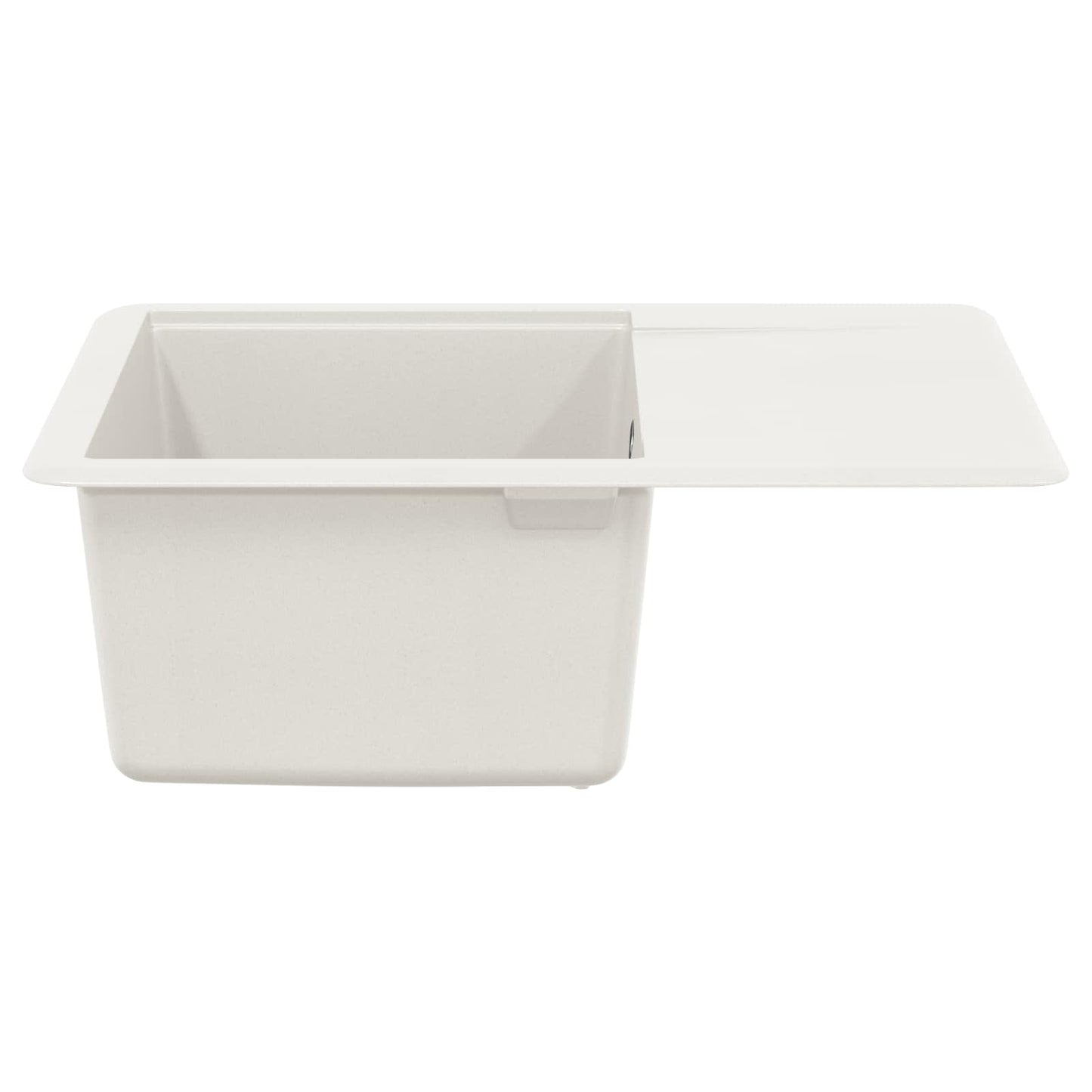 vidaXL Σιντρινο Λευκό 560 x 460 mm 80% Χαλαζίας και 20% Ρητίνη