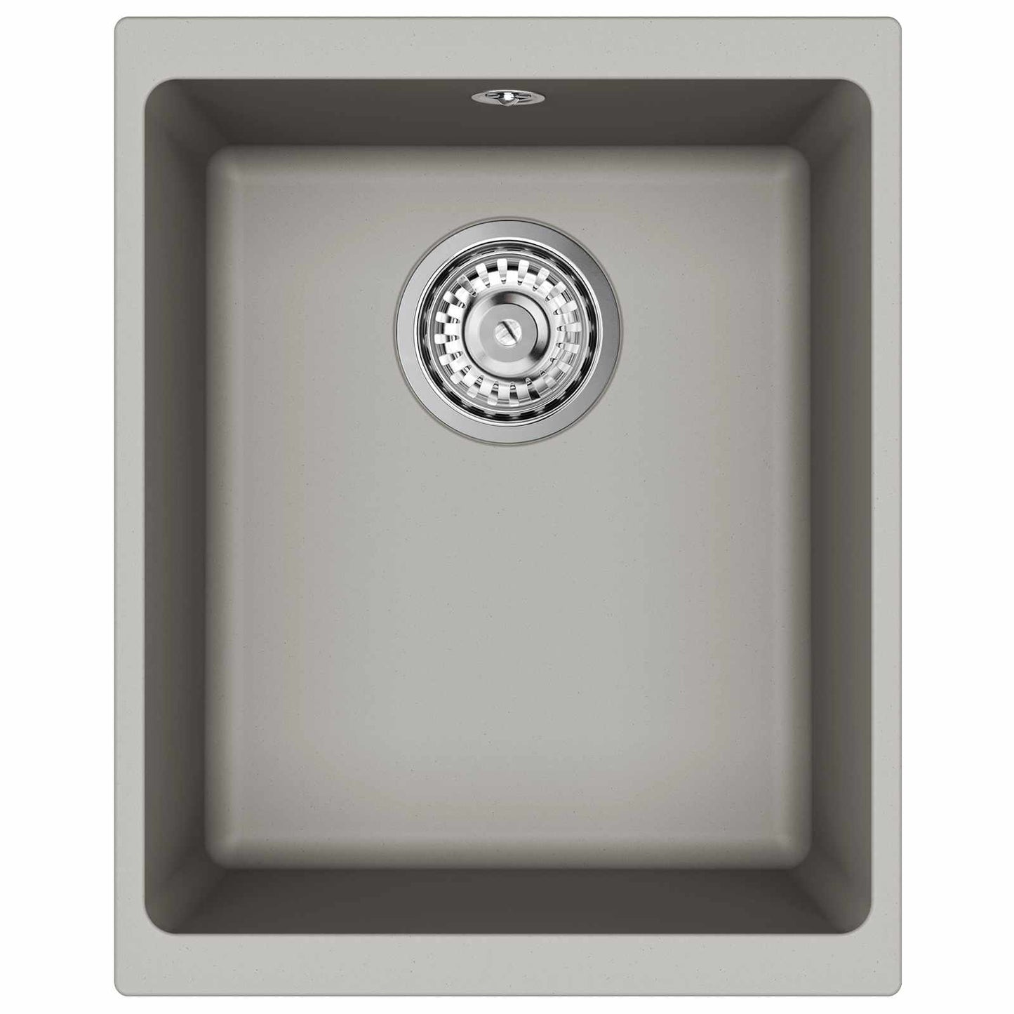vidaXL Σιντρινο Γκρι 370 x 460 mm 80% Χαλαζίας και 20% Ρητίνη