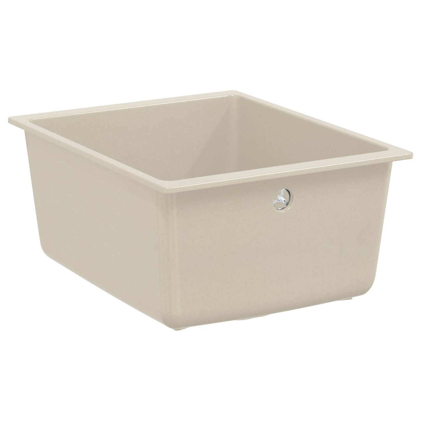 vidaXL Σιντρινο Μπεζ 370 x 460 mm 80% Χαλαζίας και 20% Ρητίνη