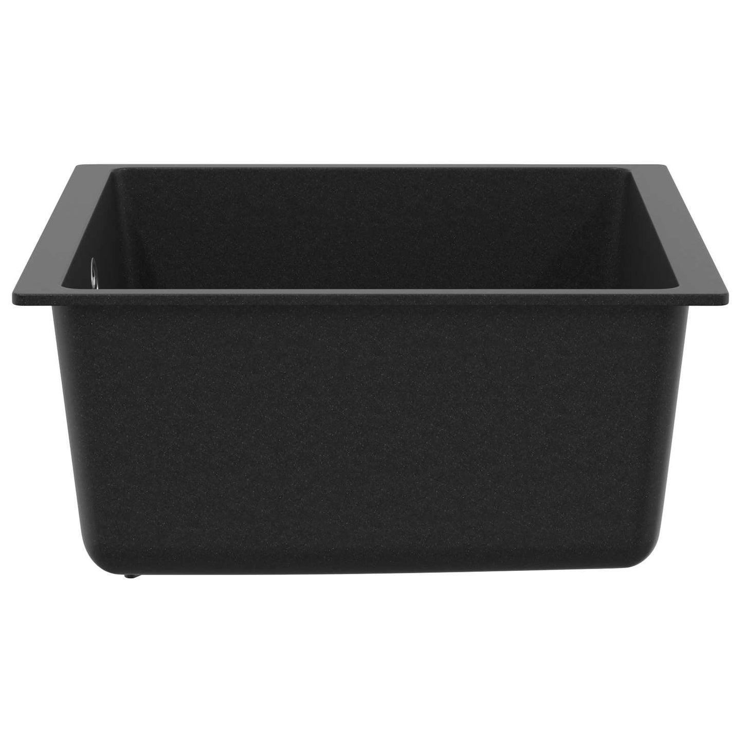 vidaXL Σιντρινο Μαύρο 430 x 460 mm 80% Χαλαζίας και 20% Ρητίνη