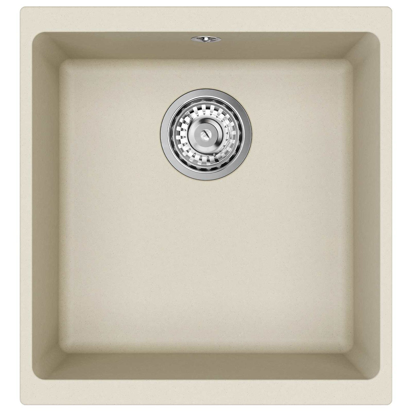 vidaXL Σιντρινο Μπεζ 430 x 460 mm 80% Χαλαζίας και 20% Ρητίνη